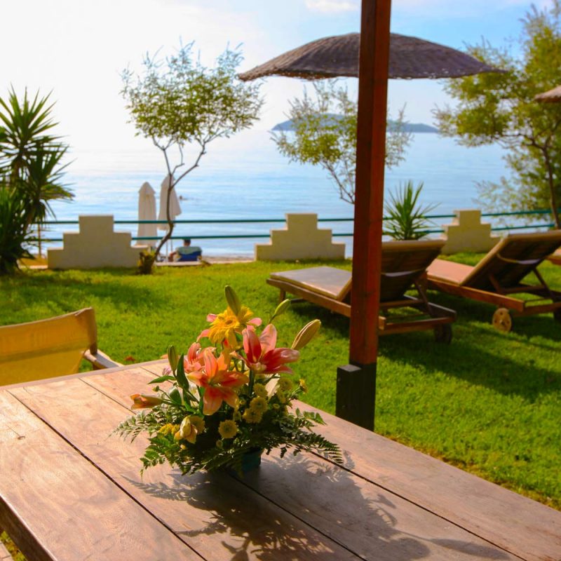 Garden Table - Angeliki Beach Hotel