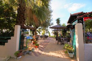 Swell Beach Bar Street Entrance - Angeliki Beach Hotel